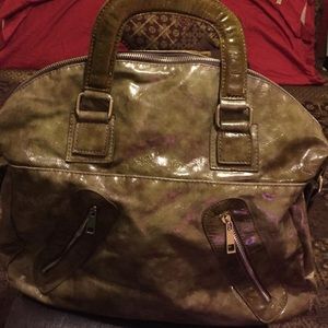 Olive green satchel no strap